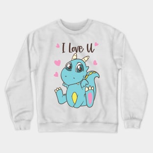 Blue Dragons Lover Crewneck Sweatshirt